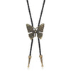 Sweater Chain Alloy Pendant Snake Bone Chain Metallic Leather Plaid Butterfly Retro Unisex