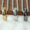 Sweater Chain Necklace Pearl Chain Stainless Steel Titanium Steel Geometric Electroplating Unisex