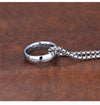 Sweater Chain Necklace Pearl Chain Stainless Steel Titanium Steel Geometric Electroplating Unisex