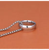Sweater Chain Necklace Pearl Chain Stainless Steel Titanium Steel Geometric Electroplating Unisex