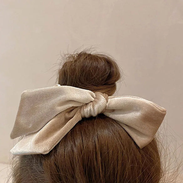 Sweet Bow Knot Cloth Hair Tie