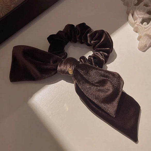 Sweet Bow Knot Cloth Hair Tie