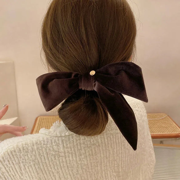 Sweet Bow Knot Cloth Hair Tie