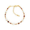 Sweet Color Block Freshwater Pearl Stone Lace Wholesale Bracelets