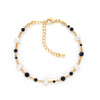 Sweet Color Block Freshwater Pearl Stone Lace Wholesale Bracelets