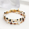 Sweet Color Block Freshwater Pearl Stone Lace Wholesale Bracelets