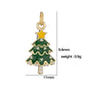 Sweet Copper Heart And Fruit Christmas Bell Pendant Ornament With Zirconia Details For Festive Tree Decoration And Gift Giving