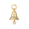 Sweet Copper Heart And Fruit Christmas Bell Pendant Ornament With Zirconia Details For Festive Tree Decoration And Gift Giving