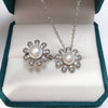 Sweet Daisy Natural Freshwater Pearl Ring Set