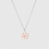 Sweet Flower Alloy Women'S Pendant Necklace