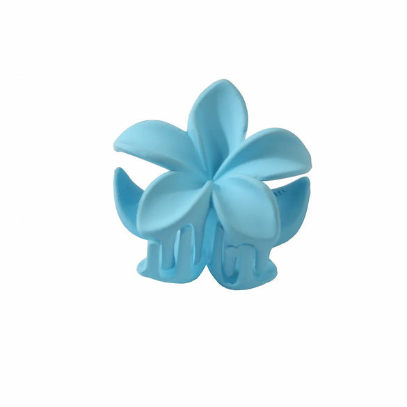 Women'S Sweet Flower Plastic Resin Hair Claws