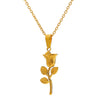 Sweet Flower Stainless Steel Plating Pendant Necklace