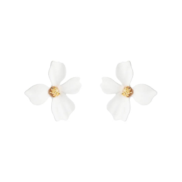 Sweet Flowers Stud Earrings Nhln143534