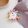 Sweet Handmade Bow Grip Hair Clip For Children Solid Color Mini Princess Hair Accessory In Plastic And Resin