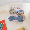 Sweet Handmade Fabric Bow Hair Clip For Children Cute Floral Side Bangs Hairpin Hair Accessory For Little Girls