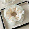 Sweet Lace Doublelayer Hair Band For Women High Elasticity Seiko Design Fabric Material