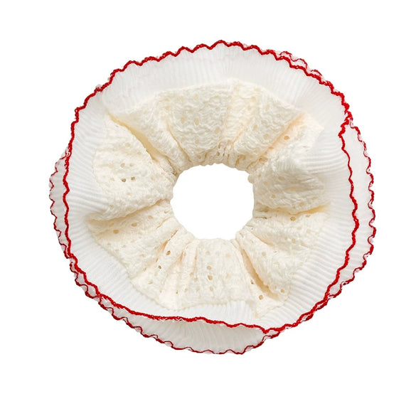 Sweet Lace Doublelayer Hair Band For Women High Elasticity Seiko Design Fabric Material