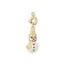 Sweet Ocean Animal Pendant With Whale Starfish Conch Shell And Snowflake Bell Motifs Copper With Zircon Inlay Festive Christmas Jewelry