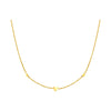 304 Stainless Steel 18K Gold Plated Sweet Simple Style Plating Heart Shape Necklace