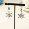 Sweet Simple Style Snowflake Arylic Women'S Jewelry Set