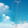Sweet Simple Style Snowflake Arylic Women'S Jewelry Set