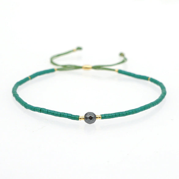 Sweet Simple Women's Handmade Beaded Friendship Rope Bracelet With Miyuki Mixed Color Beads Glass Glaze Material Geometric Pattern Hand Woven