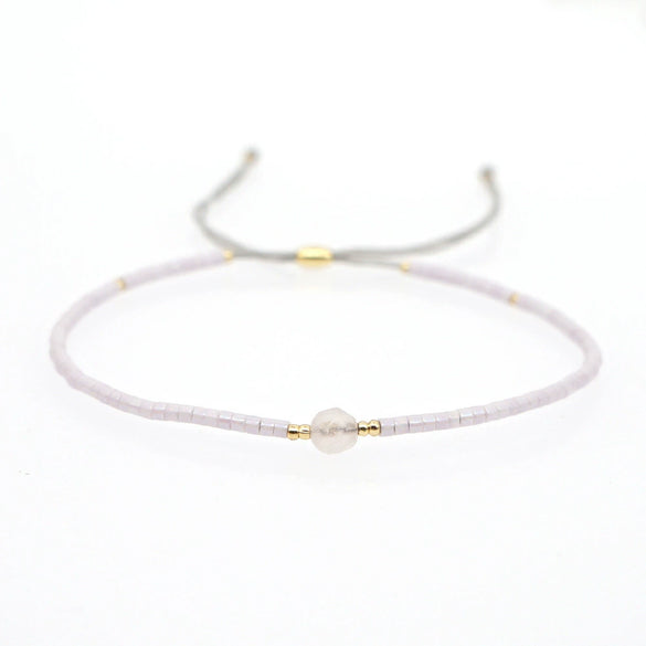 Sweet Simple Women's Handmade Beaded Friendship Rope Bracelet With Miyuki Mixed Color Beads Glass Glaze Material Geometric Pattern Hand Woven