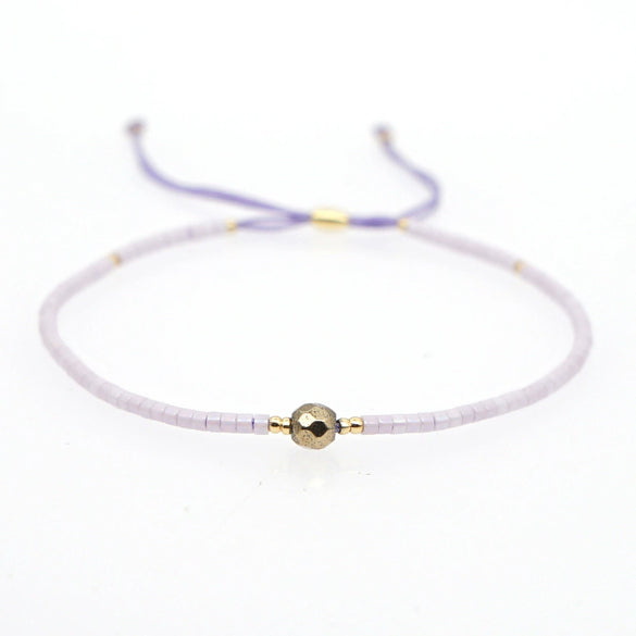 Sweet Simple Women's Handmade Beaded Friendship Rope Bracelet With Miyuki Mixed Color Beads Glass Glaze Material Geometric Pattern Hand Woven