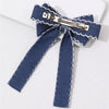 Sweet Solid Color Bow Knot Cloth Hair Clip