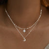Sweet Star Alloy Wholesale Layered Necklaces