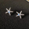 Sweet Star Copper Beaded Plating Earrings Necklace