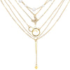 Sweet Star Heart Shape Butterfly Imitation Pearl Alloy Tassel Plating Inlay Zircon Necklace