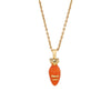 Sweet Strawberry Cherry Pendant Fashion Stainless Steel Clavicle Chain Jewelry With Fruit Pattern