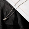 Sweet Water Droplets Titanium Steel Plating Pendant Necklace