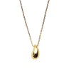 Sweet Water Droplets Titanium Steel Plating Pendant Necklace