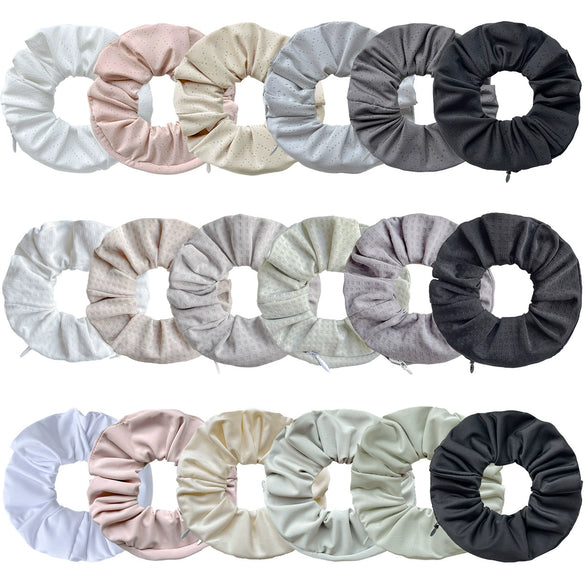Swimwear Nylon Silk Fabric Knitting Storage Pocket Large Intestine Hair Ring