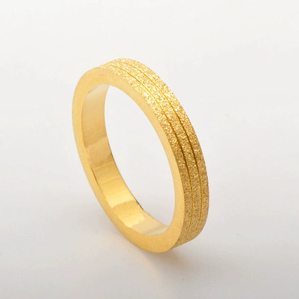 Tail Ring Titanium Steel Drop Shape Electroplated Fashion Ring For Women And Couple