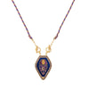 Tarot Necklace Copper Electroplated Real Gold Geometric Style Unisex