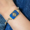 Tarot Necklace Copper Electroplated Real Gold Geometric Style Unisex