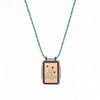 Tarot Necklace Copper Geometric Heart Shaped Retro Style Set With Diamonds