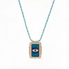 Tarot Necklace Copper Geometric Heart Shaped Retro Style Set With Diamonds