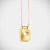 Tarot Necklace Copper Geometric Heart Shaped Retro Style Set With Diamonds