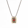 Tarot Necklace Copper Geometric Heart Shaped Retro Style Set With Diamonds