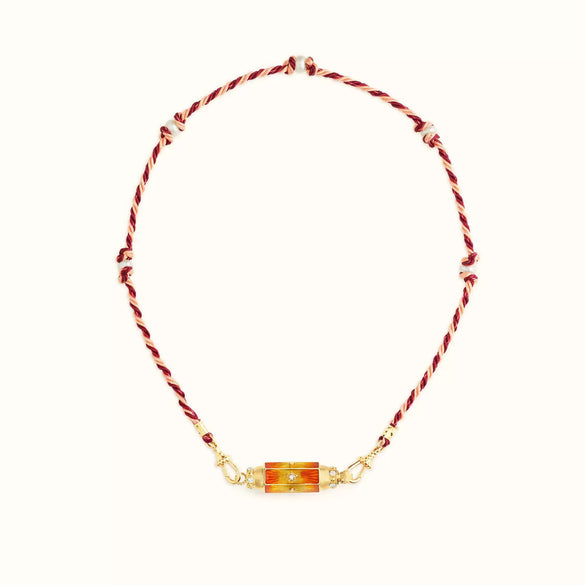 Tarot Necklace Copper Gold Plated Geometric Star Eye Pendant Boyfriend Style