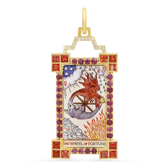 Tarot Necklace Copper Star Shape Electroplated Bohemian Style Unisex Water Wave Chain