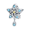 Tarot Star Moon Hourglass Pendant Diy String Jewelry Beads Copper Silver Plated Bracelet Accessories With Dripping Oil Process