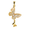 Tassel Butterfly Bow Animal Zodiac Copper Necklace With Diamonds Original Design