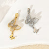 Tassel Butterfly Bow Animal Zodiac Copper Necklace With Diamonds Original Design