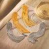 Tassel Earrings 18K Goldplated Stainless Steel Titanium Steel