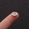 Tassel Metal Inlaid Zircon Geometric Ear Bone Ring And Nose Ring Jewelry
